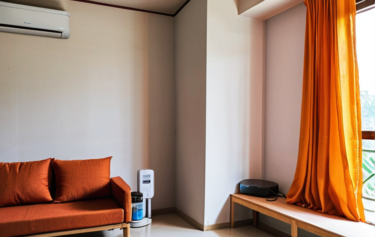 **Prompt 1 (Everyday Impact & Efficiency):** A vibrant, modern Bangladeshi living room bathed in natural light. A sleek smartphone is effortlessly charging with a compact adapter on a minimalist table. In the background, a discreet inverter air conditioner unit is visible, subtly suggesting comfort and energy efficiency. A digital display on a wall or a meter could hint at reduced electricity consumption. The overall scene should convey a sense of convenience, savings, and contemporary living facilitated by power electronics.
