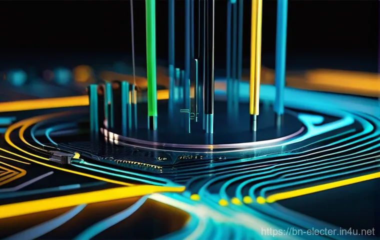 고속 신호 설계의 핵심 원칙 - **Prompt:** "A vibrant, futuristic illustration depicting data streaming at incredibly high speeds a... 고속 신호 설계의 핵심 원칙 - **Prompt:** "A vibrant, futuristic illustration depicting data streaming at incredibly high speeds a...