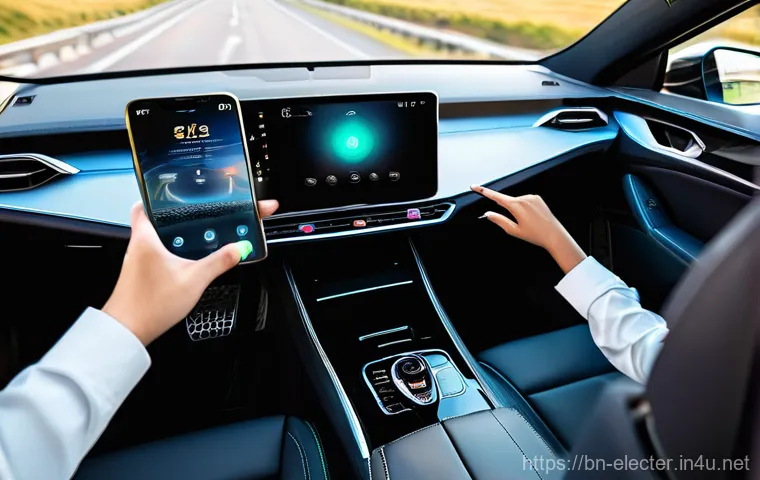 자동차 전장 설계 이론 - **ADAS in Action - Urban Safety:**
"A modern, sleek electric sedan, possibly a futuristic SUV, s... 자동차 전장 설계 이론 - **ADAS in Action - Urban Safety:**
"A modern, sleek electric sedan, possibly a futuristic SUV, s...